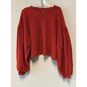 Free People Sleeves Like These Sweatshirt Pullover | Size M